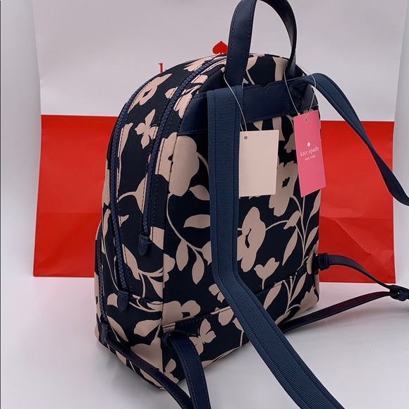 KATE SPADE KARISSA NYLON GARDEN VINE MEDIUM BACKPA - Picture 10 of 16
